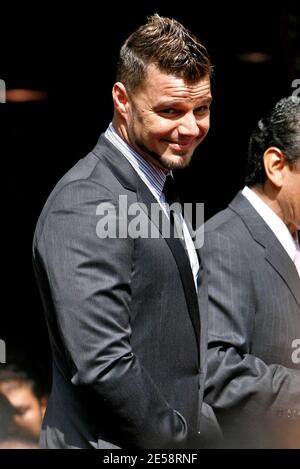 Ricky Martin riceve una stella sulla Hollywood Walk of Fame. Los Angeles, California 10/16/07. [[laj]] Foto Stock