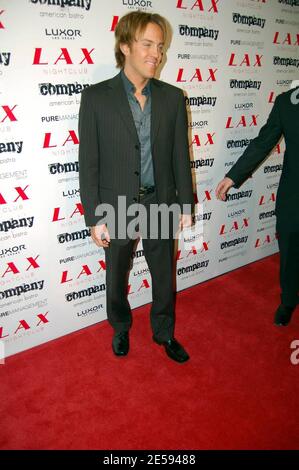 Larry Birkhead arriva al nightclub LAX la vigilia di Capodanno per la festa ospitata da Paris e Nicky Hilton. Las Vegas, Nevada. 12/31/07. [[cas]] Foto Stock