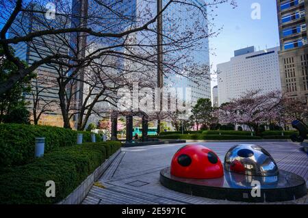 Paesaggio dall'edificio governativo di Tokyo Foto Stock