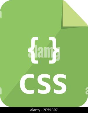 Icona CSS | illustrazione delle icone principali del vettore del linguaggio di programmazione ( versione a colori ) Illustrazione Vettoriale