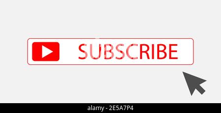 Pulsante di iscrizione con freccia, simbolo di iscrizione disegno illustrazione Illustrazione Vettoriale