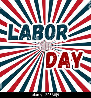 Festa del lavoro, poster o Banner Happy Labor Day Illustrazione Vettoriale