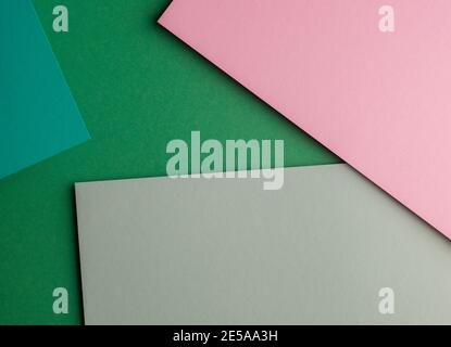 sfondo carta colorata astratta geometrico Foto Stock