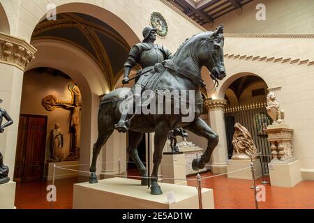 Mosca, Russia - 26 gennaio 2021: Il Museo di Belle Arti di Pushkin è il più grande museo d'arte europea a Mosca Foto Stock