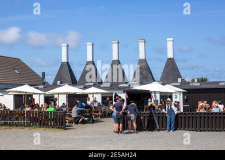 Svaneke Smokehouse a Bornholm, Danimarca Foto Stock