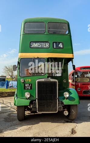 Leyland Titan PD2 a Brough. Cumbria Rally di Pasqua 2019. Foto Stock