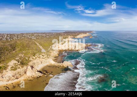 Spiaggia di St Pauls vicino a Sorrento Australia Foto Stock