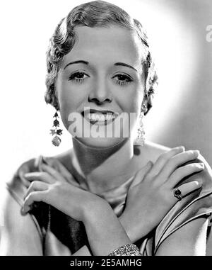 Maria ASTOR (1906-1987) attrice statunitense nel 1933 Foto Stock