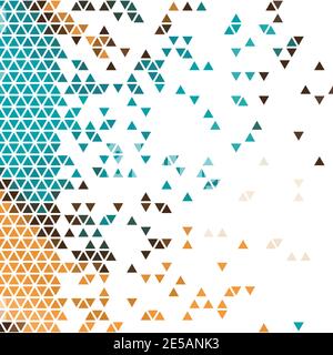 Idea creativa per il design. Sfondo geometrico astratto. Modello per presentazione. eps 10 Illustrazione Vettoriale