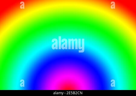 gradiente astratto sfondo arcobaleno luminoso per il design e la decorazione Foto Stock