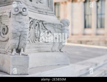 OWL. Accademia di Atene Foto Stock