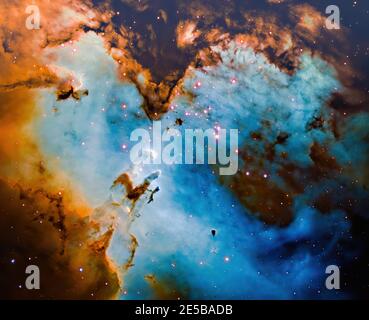 Astrofotografia - M16 - Eagle Nebula Foto Stock