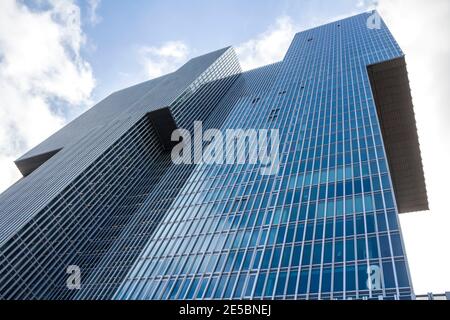 ROTTERDAM, PAESI BASSI : De Rotterdam è un edificio sul Wilhelminapier di Rotterdam progettato dall'architetto REM Koolhaas. Foto Stock