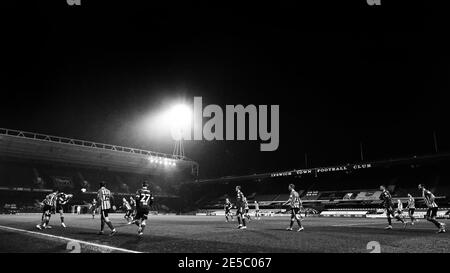 Vista generale durante il gioco - Ipswich Town v Sunderland, Sky Bet League One, Portman Road, Ipswich, UK - 26 gennaio 2021 solo per uso editoriale - si applicano restrizioni DataCo Foto Stock