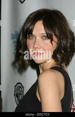 L'attrice Maggie Gyllenhaal arriva per la Warner Bros. Big Picture 08 al convegno annuale degli espositori ShoWest 2008 al Paris Hotel and Casino di Las Vegas, NV, USA il 13 marzo 2008. Foto di Baxter/ABACAPRESS.COM Foto Stock