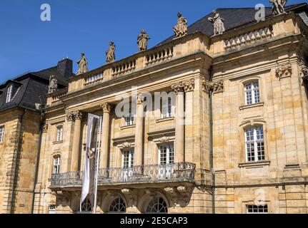 Margravial Opera House (MARKGRFLICHES OPERNHAUS) nella città di Bayreuth, Baviera, regione alta Franconia, Germania Foto Stock