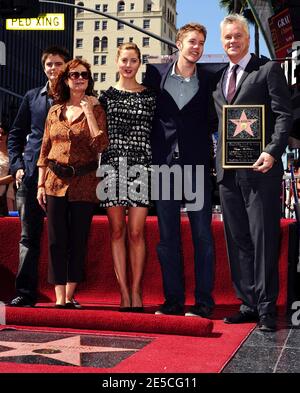 L'attore Tim Robbins è onorato con la 2.31a stella sulla Hollywood Walk of Fame accanto alla stella di Susan Sarandon. Los Angeles, California, USA, il 10 ottobre 2008. Foto di Lionel Hahn/ABACAPRESS.COM Foto Stock