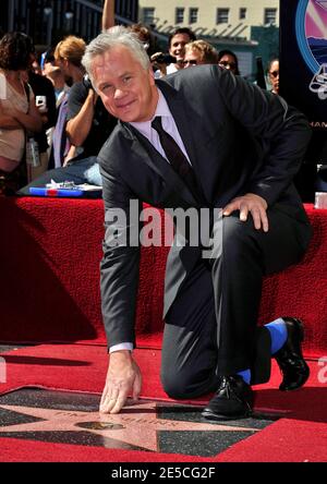 L'attore Tim Robbins è onorato con la 2.31a stella sulla Hollywood Walk of Fame accanto alla stella di Susan Sarandon. Los Angeles, California, USA, il 10 ottobre 2008. (Nella foto: Tim Robbins). Foto di Lionel Hahn/ABACAPRESS.COM Foto Stock