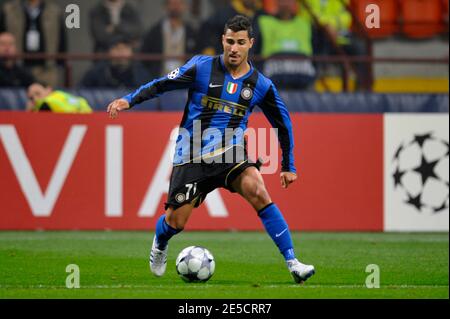 Ricardo Quaresma di Inter Milan durante la partita di calcio della Champions League, Inter Milan vs Anortosis allo stadio Meazza di Milano, Italia, il 22 ottobre 2008. Inter ha vinto 1-0. Foto di Stephane Reix/ABACAPRESS.COM Foto Stock