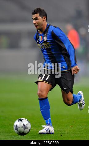 Ricardo Quaresma di Inter Milan durante la partita di calcio della Champions League, Inter Milan vs Anortosis allo stadio Meazza di Milano, Italia, il 22 ottobre 2008. Inter ha vinto 1-0. Foto di Stephane Reix/ABACAPRESS.COM Foto Stock