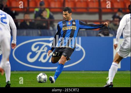 Ricardo Quaresma di Inter Milan durante la partita di calcio della Champions League, Inter Milan vs Anortosis allo stadio Meazza di Milano, Italia, il 22 ottobre 2008. Inter ha vinto 1-0. Foto di Stephane Reix/ABACAPRESS.COM Foto Stock