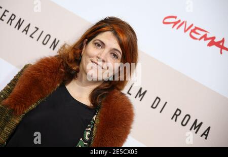 Agnes Jaoui propone una fotocellula per 'Parlez-moi de la pluie' durante il terzo 'Festival del film di Roma' a Roma, Italia, il 26,2008 ottobre. Foto di Denis Guignebourg/ABACAPRESS.COM Foto Stock