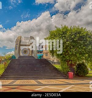 Ambon, Indonesia - Feb, 2018: World Peace Gong Ambon, Maluku Indonesia, Asia Foto Stock