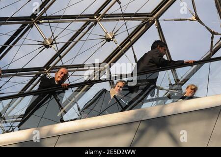 L'ex presidente francese Jacques Chirac all'apertura di una riunione per il 50° anniversario del Consiglio costituzionale a Parigi il 3 novembre 2008. Foto di Jacques Witt/piscina/ABACAPRESS.COM Foto Stock