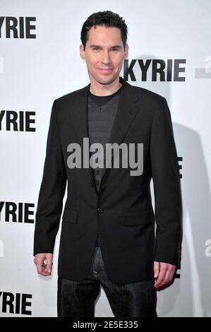 Il regista Bryan Singer arrivò per la prima di 'Valkyrie' alla Rose Hall, Time Warner Center a New York City, NY, USA il 15 dicembre 2008. Foto di Gregorio Binuya/ABACAPRESS.COM Foto Stock