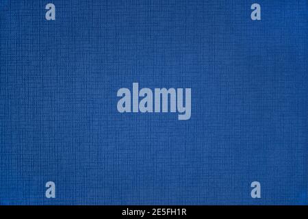 Struttura di un foglio o tessuto di colore blu Foto Stock
