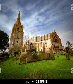 Chiesa di Santa Maria e il Sacro Bosco, Donington, Lincolnshire Foto Stock