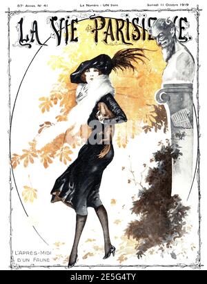 Copertina di la vie Parisienne Magazine 1919 Foto Stock