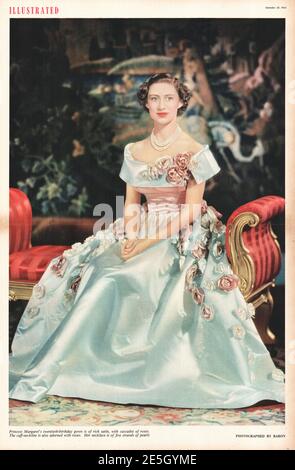 1950 illustrò la principessa Margaret Foto Stock