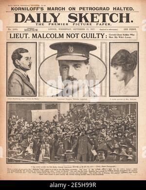 1917 Daily Sketch Trial di Douglas Malcolm Foto Stock