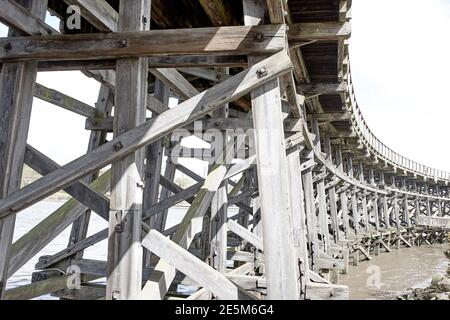 Dunston Staith, Newcastle upon Tyne, Tyneside, Inghilterra nord-orientale, Regno Unito Foto Stock