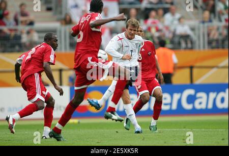 La superstar inglese David Beckham alla Coppa del mondo 2006 in Germania. Foto Stock