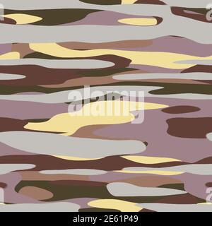 Motivo digitale camo hip a colori semplice e uniforme Foto Stock