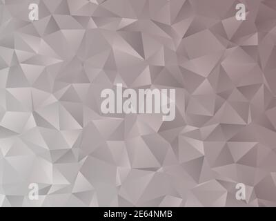 Fondo poly beige basso. Mosaico geometrico vettoriale in triangoli. Illustrazione Vettoriale