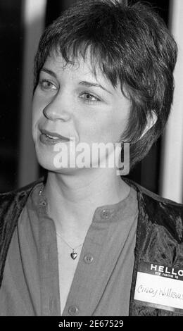 Cindy Williams al flippers, 1978 Foto Stock