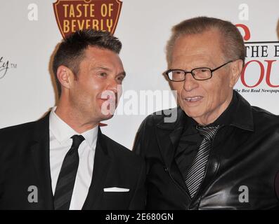 Los Angeles, Stati Uniti. 03 settembre 2010. Ryan Seacrest Larry King 70 credito: Tsuni/USA/Alamy Live News Foto Stock