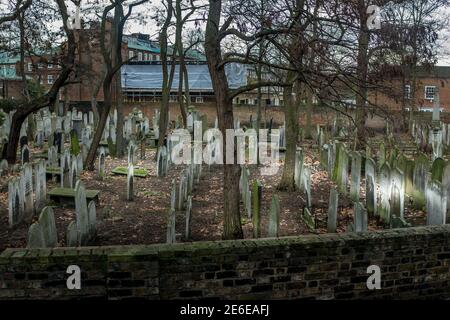 Cimitero di Fulham Road Foto Stock