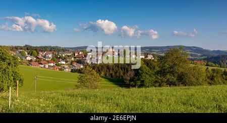 La parrocchia di San Maergen nella Foresta Nera, Baden-Wuerttemberg, Germania Foto Stock