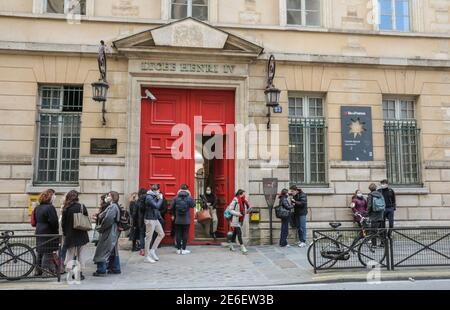 CHAMPAGNE SOCIALISTI A PARIGI Foto Stock