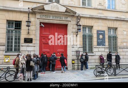 CHAMPAGNE SOCIALISTI A PARIGI Foto Stock