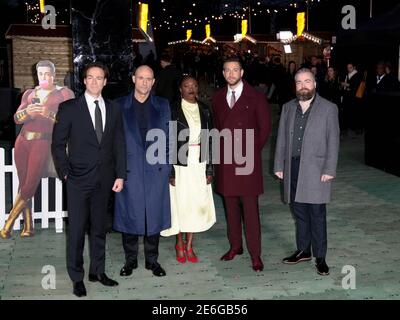 20 marzo 2019 - Londra, Inghilterra, Regno Unito - 'SHAZAM!' Star per aprire la prima fiera funebre superalimentata del mondo a Londra aperto al pubblico dal 21 al 22 marzo a Berni Foto Stock