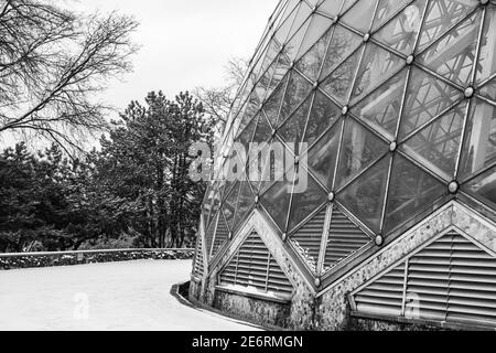 Mitchell Park Orticultural Conservancy progettato da Donald L. Greib Foto Stock