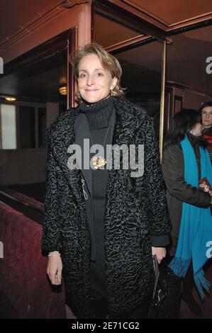 Marie-Laure de Villepin partecipa alla presentazione della collezione Franck Sorbier Haute-Couture Primavera-Estate 2007 tenutasi al Palais Royal di Parigi, Francia, il 24 gennaio 2007. Foto di Khayat-Nebinger-Orban-Taamallah/ABACAPRESS.COM Foto Stock