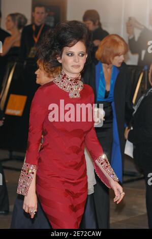 EVA Green arriva per i 2007 Orange British Academy Film Awards (BAFTA) che si sono tenuti presso la Royal Opera House di Covent Garden, nel centro di Londra, il 11 febbraio 2007. Foto di Nicolas Khayat/ABACAPRESS.COM Foto Stock