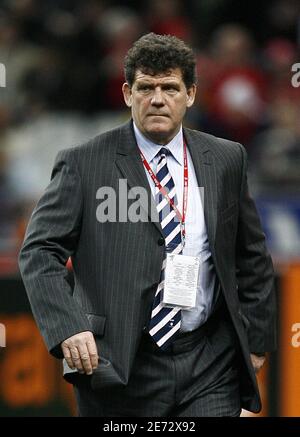 Gareth Jenkins, allenatore del Galles, durante la partita RBS 6 Nations, Francia contro Galles allo Stade de France, a Saint Denis, vicino a Parigi, Francia, il 24 febbraio 2007. La Francia ha vinto il 32-21. Foto di Christian Liegi/ABACAPRESS.COM Foto Stock