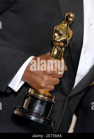 Forest Whitaker Winner come miglior attore per 'l'ultimo re di Scozia', nella sala stampa del 79 ° Academy Awards tenuto, presso il Kodak Theatre su Hollywood Boulevard a Los Angeles, CA, USA il 25 febbraio 2007. Foto di Hahn-Khayat-Douliery/ABACAPRESS.COM Foto Stock